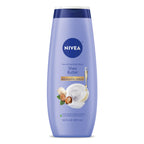 NIVEA Nourishing Shea Butter Body Wash, Nourishing Serum, 20 FL OZ | Moisturizing Body Wash Enriched with Provitamin B5 and Vitamin E, for Softer Skin, Shaving Cream Alternative