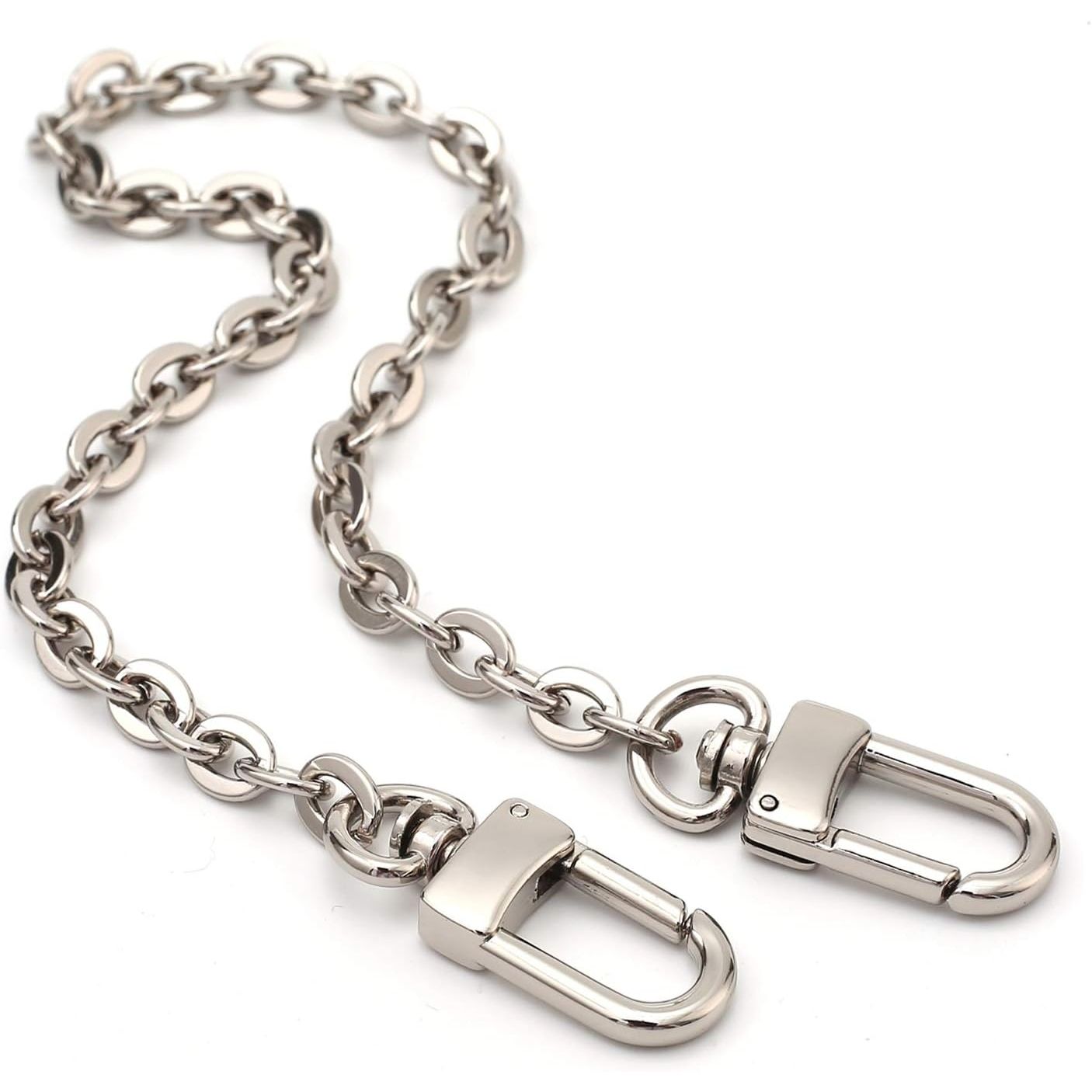 Buy now Mini Copper Purse Chain Shoulder Crossbody Strap Bag Accessories Charm Decoration 18‘’ Silver at indiglob india