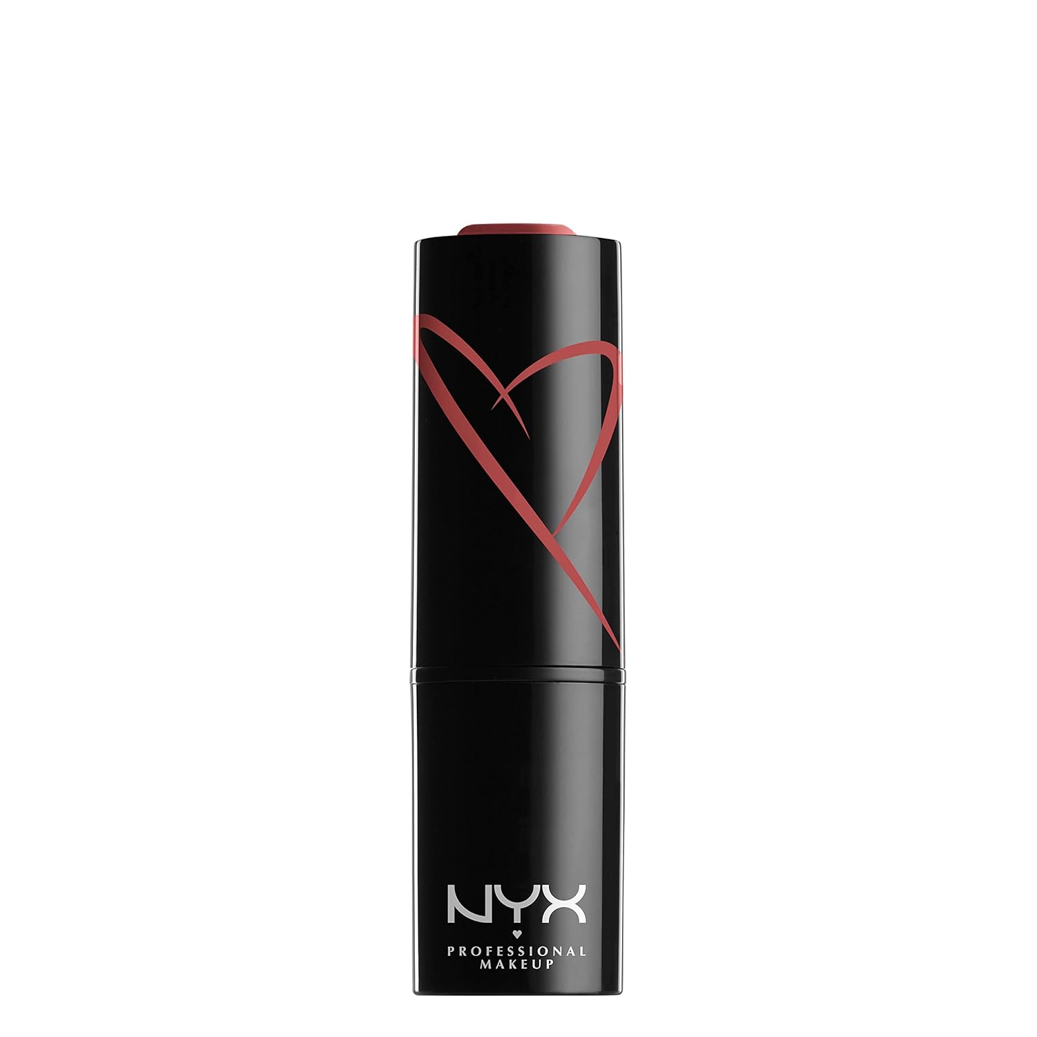 Buy now NYX PROFESSIONAL MAKEUP Shout Loud Satin Lipstick, Infused With Shea Butter - Hot In Here (Burnt Red) 0.12 Ounce (Pack of 1) Chic at indiglob india
