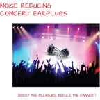 Buy now High-Fidelity Concert Earplugs Reusable Noise-Reduction Ear Plugs Set with Two Sizes Included - For Rave, Live Music, Festivals, Marching Bands, Loud Events, Fitness Classes at indiglob india