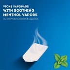 Buy now Vicks VapoPadsâ€“ Soothing Menthol Vapor Pads for Vicks Humidifiers, Vaporizers, Waterless Vaporizers, and Plug-Ins, VSP-19, 6 Count (Pack of 1) at indiglob india