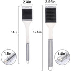 2 Pack Grill Brush and Scraper, 16.5” & 14” Wire BBQ Grill Brush