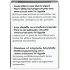 Buy now Carson TriView 5x/10x/15x Folding Loupe Magnifier with Built-in Case, 3-in-1 Portable Loupe Magnifying Glass - Adjustable Magnification, Great for Jewelry (TV-15) at indiglob india