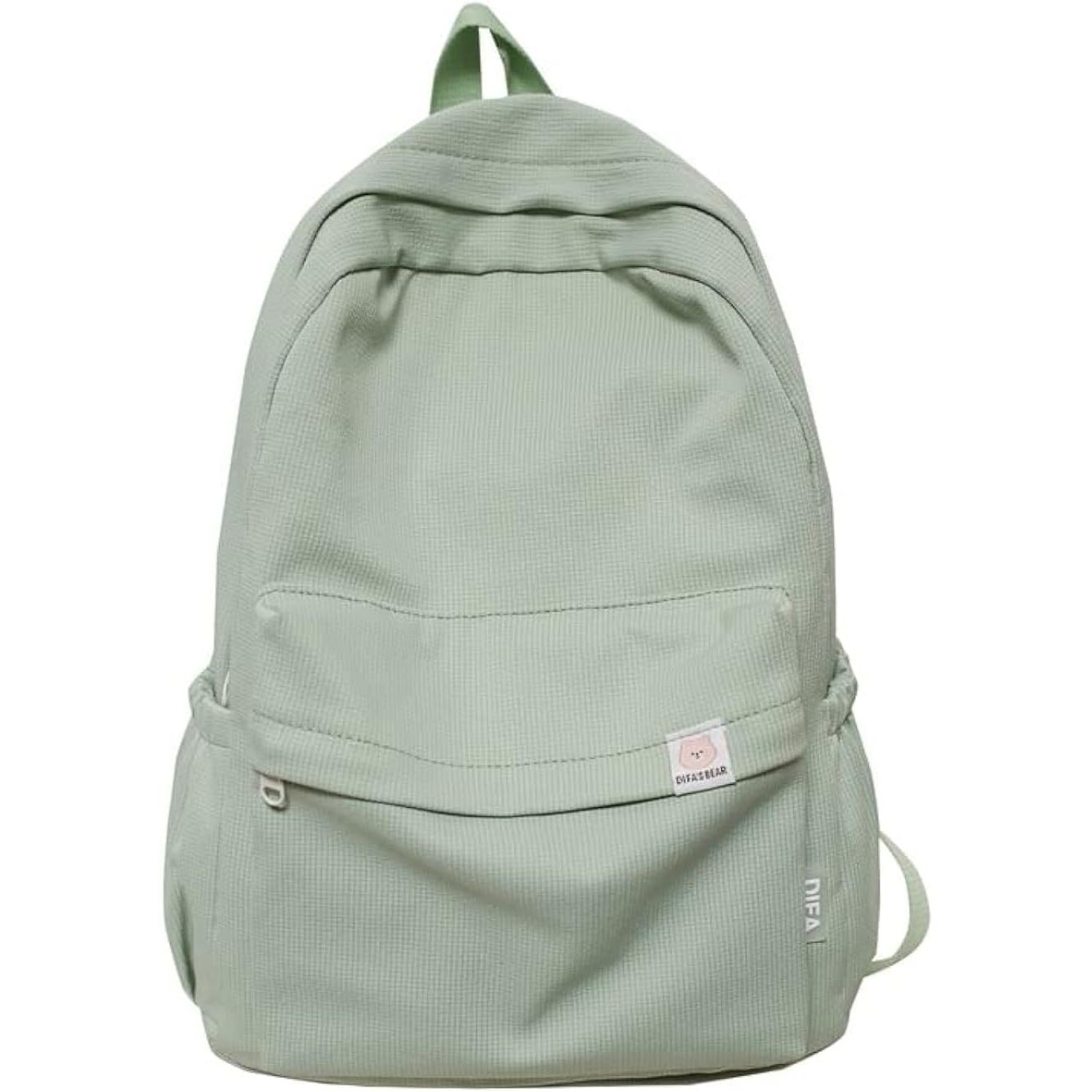 Buy now Kawaii Backpack Aesthetic Backpacks Back to School Supplies Aesthetic School Supplies for Teen Girls Mochila Sage Green at indiglob india