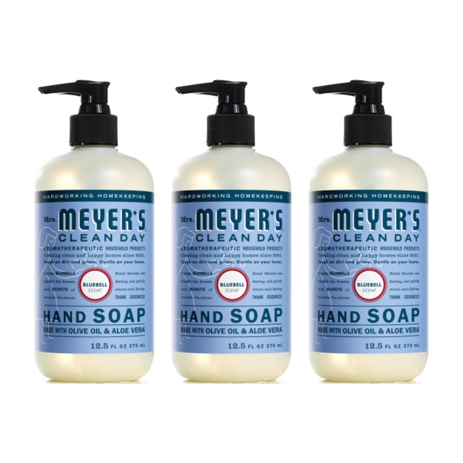 Buy now MRS. MEYER'S CLEAN DAY Hand Soap, Made with Essential Oils, Bluebell, 12.5 fl. oz at indiglob india