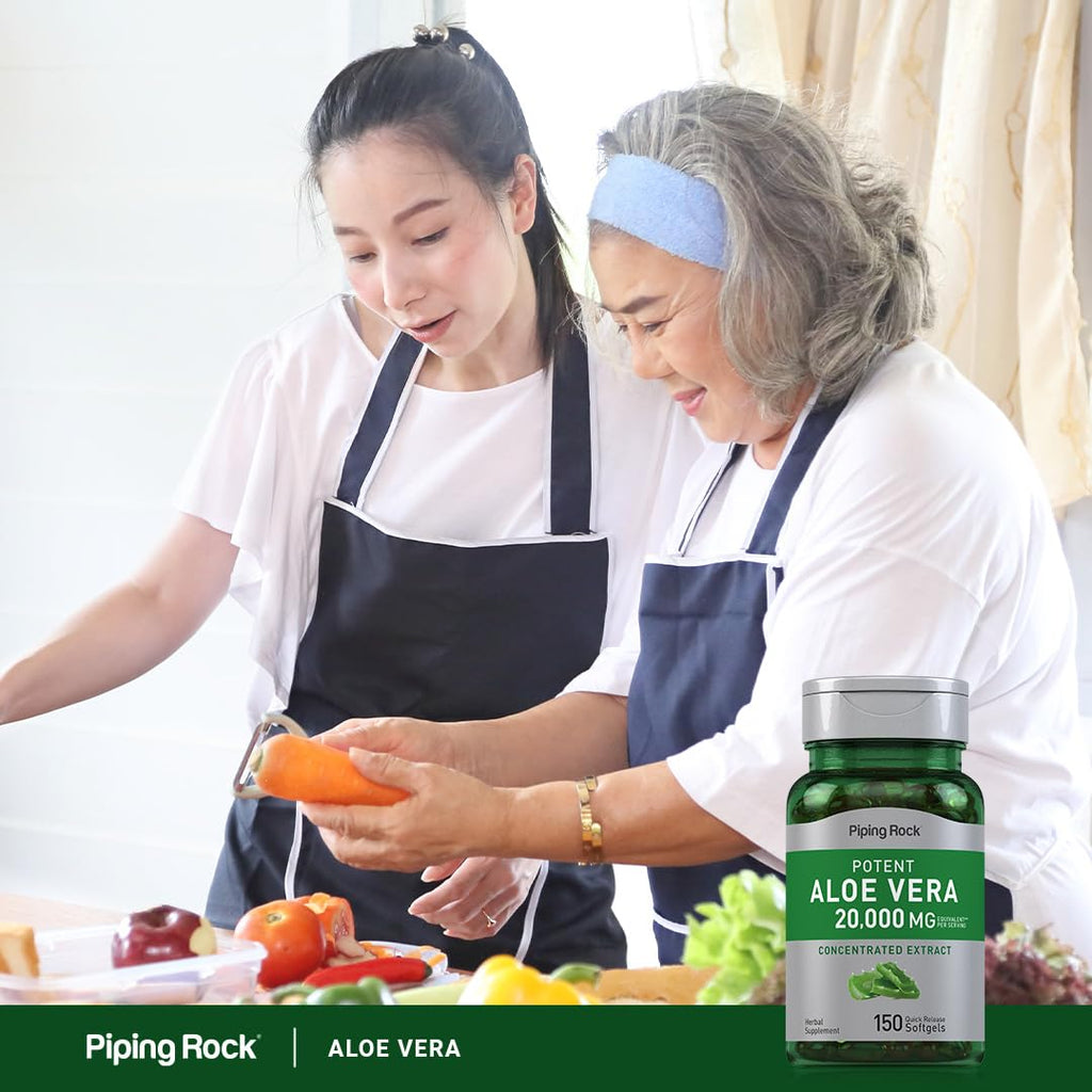 Piping Rock Aloe Vera Supplement | 150 Softgels