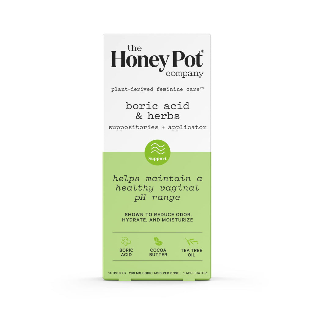The Honey Pot Company – 7 Day Boric Acid & Herbs Suppositories