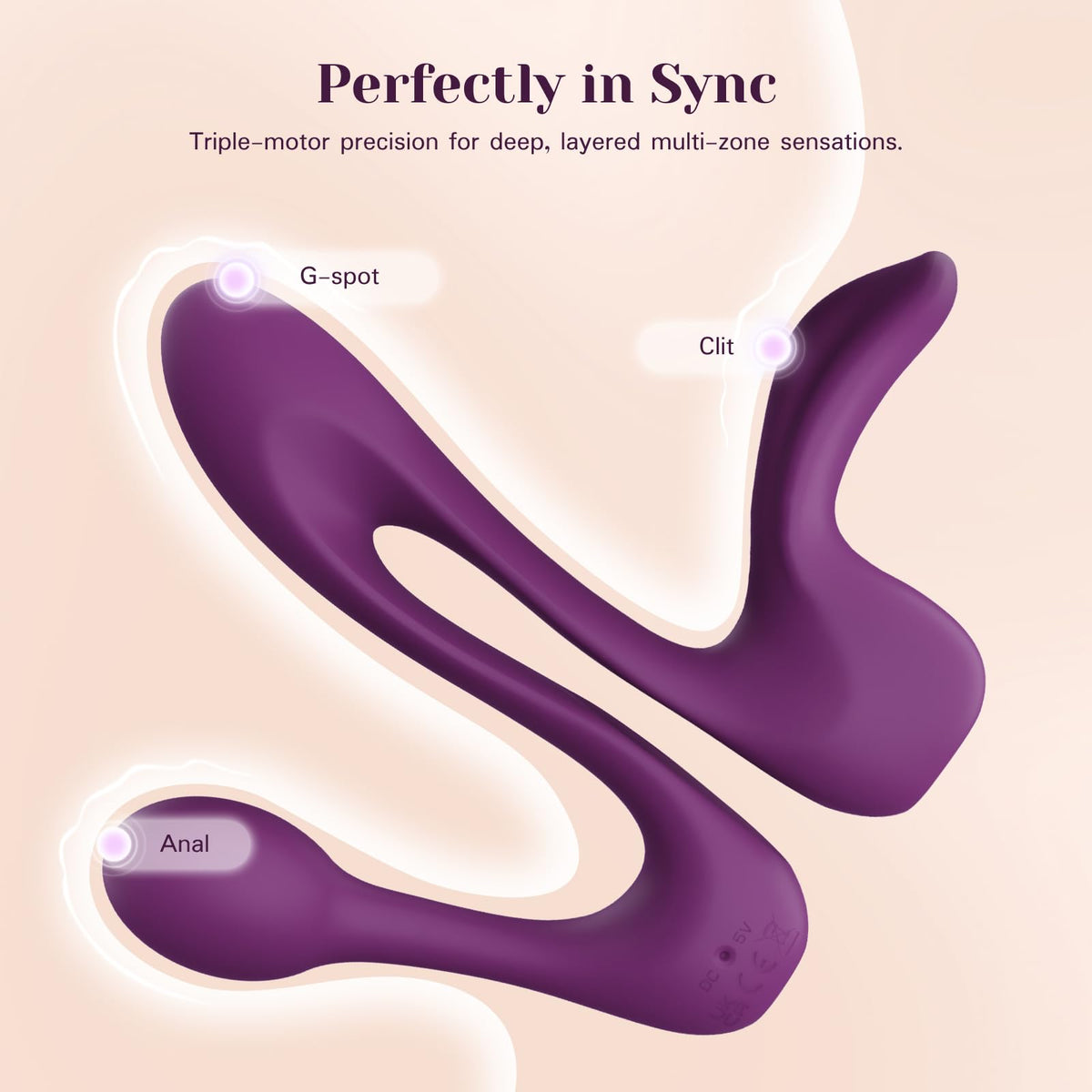 Tracy's Dog Triple Stimulation Vibrator, Adult Sex Toys for Women WaveJoy