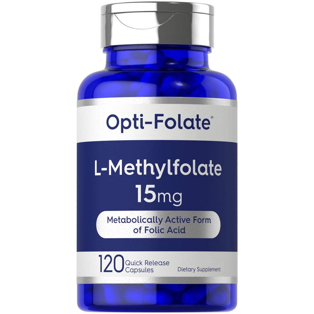 Carlyle L Methylfolate 15mg | 60 Capsules | Max Potency | Optimized and Activated | Non-GMO, Gluten Free | Methyl Folate, 5-MTHF | by Opti-Folate