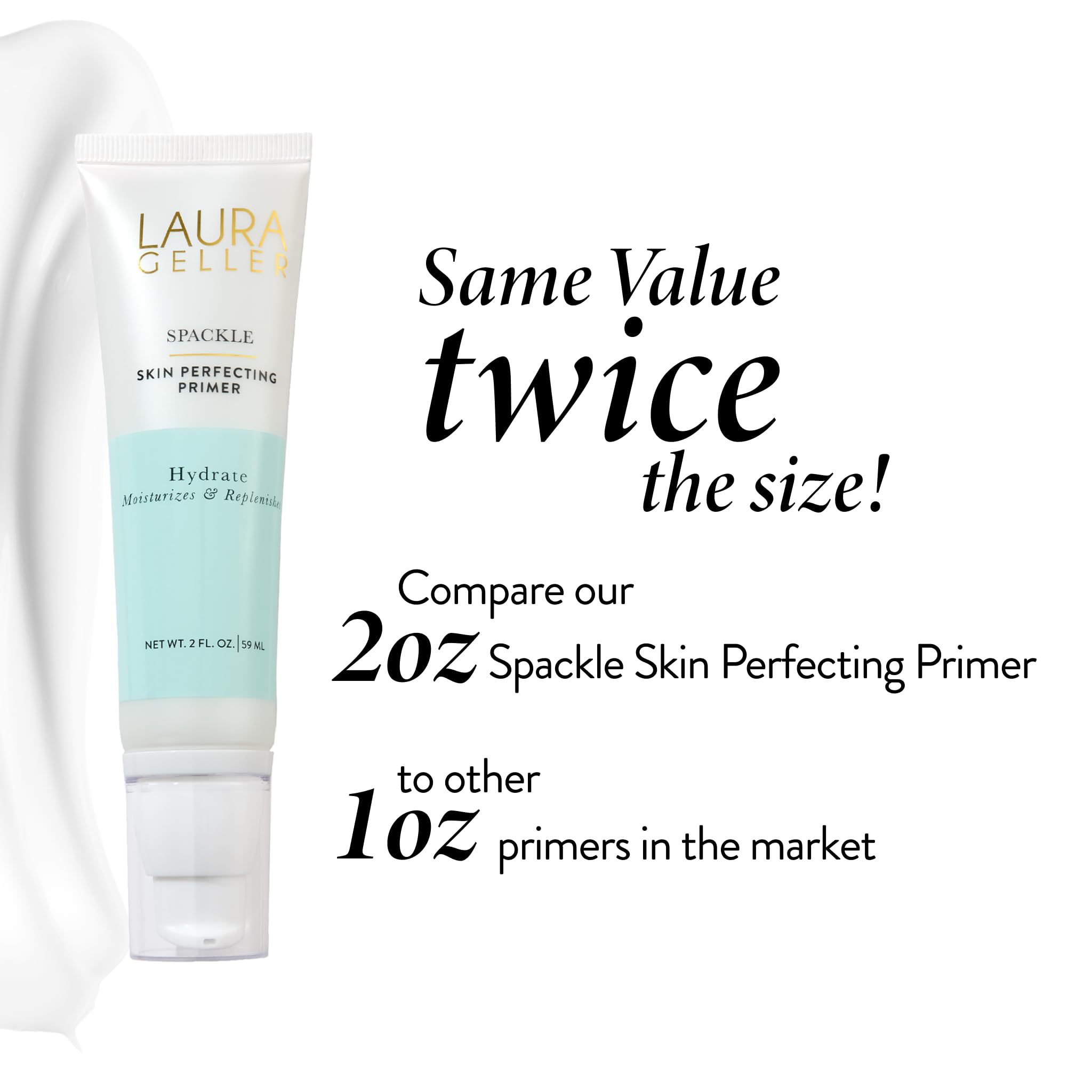 LAURA GELLER Spackle Makeup Primer - Hydrate - Super-Size 2 Fl Oz