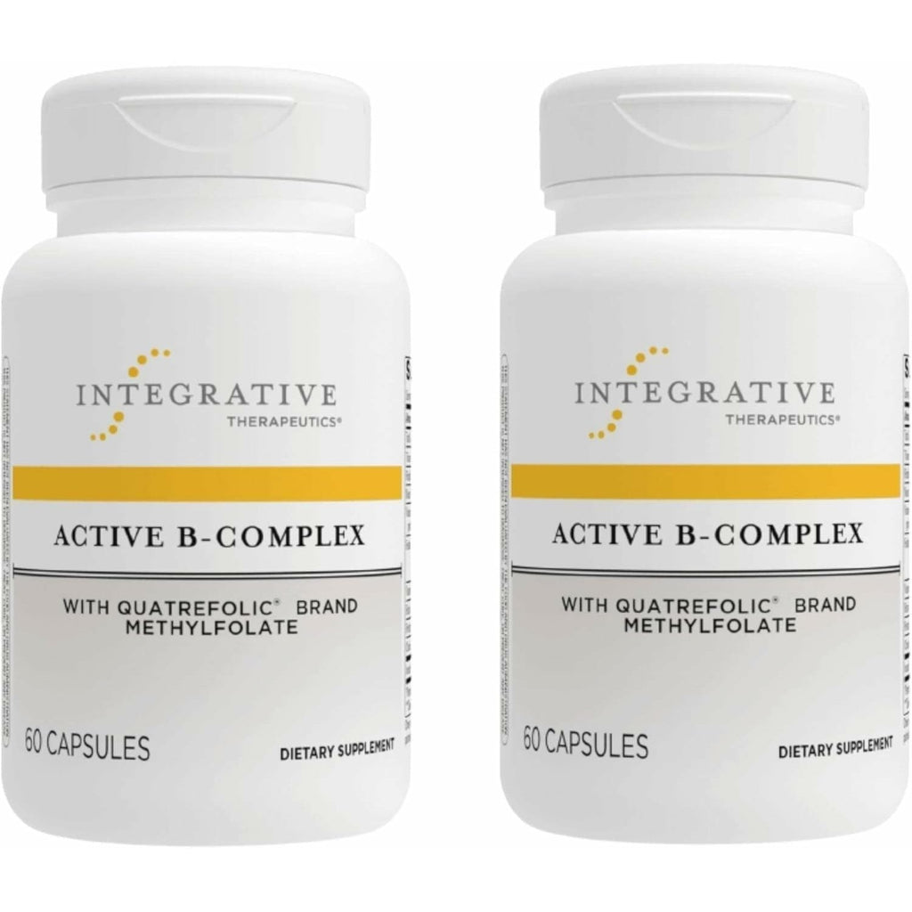 Integrative Therapeutics Active B-Complex - Cellular Energy & Heart Health Support with Vitamins B2, B6 & B12* - Supports Nervous & Immune Systems* - Third-Party Tested - 60 Capsules (30 Servings)