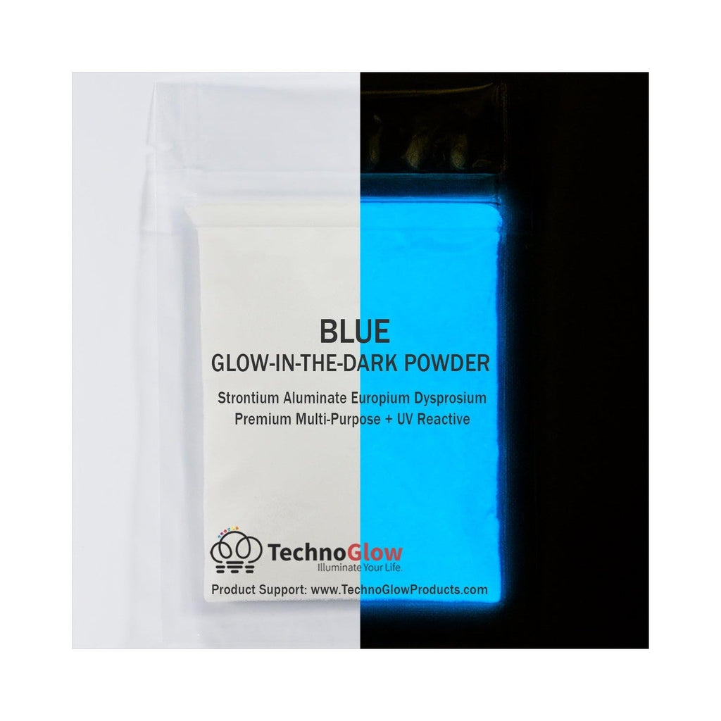 Buy now Glow in the Dark Powder, Natural Blue for Resin, Epoxy, Acrylics, Paint, Slime, Sealers - 50 Grams 50 Gram at indiglob india