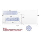 #8 Double Window Security Check Envelopes, No.8 Double Window Bussiness Envelopes Designed for QuickBooks Checks - Computer Printed Checks - 3 5/8 X 8 11/16 (NOT for INVOICES) - 24 LB - 500 PACK
