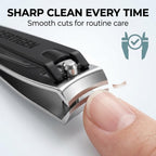 Nail Clippers Set 6 -Pack - Includes Toenail Clippers, Fingernail Clipper, and Finger Nail Clippers for Men and Women Adult, Toe Nail and Fingernail Clipper Kit