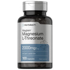 Horbäach Magtein Magnesium L-Threonate | 2000mg Supplement | 100 Capsules