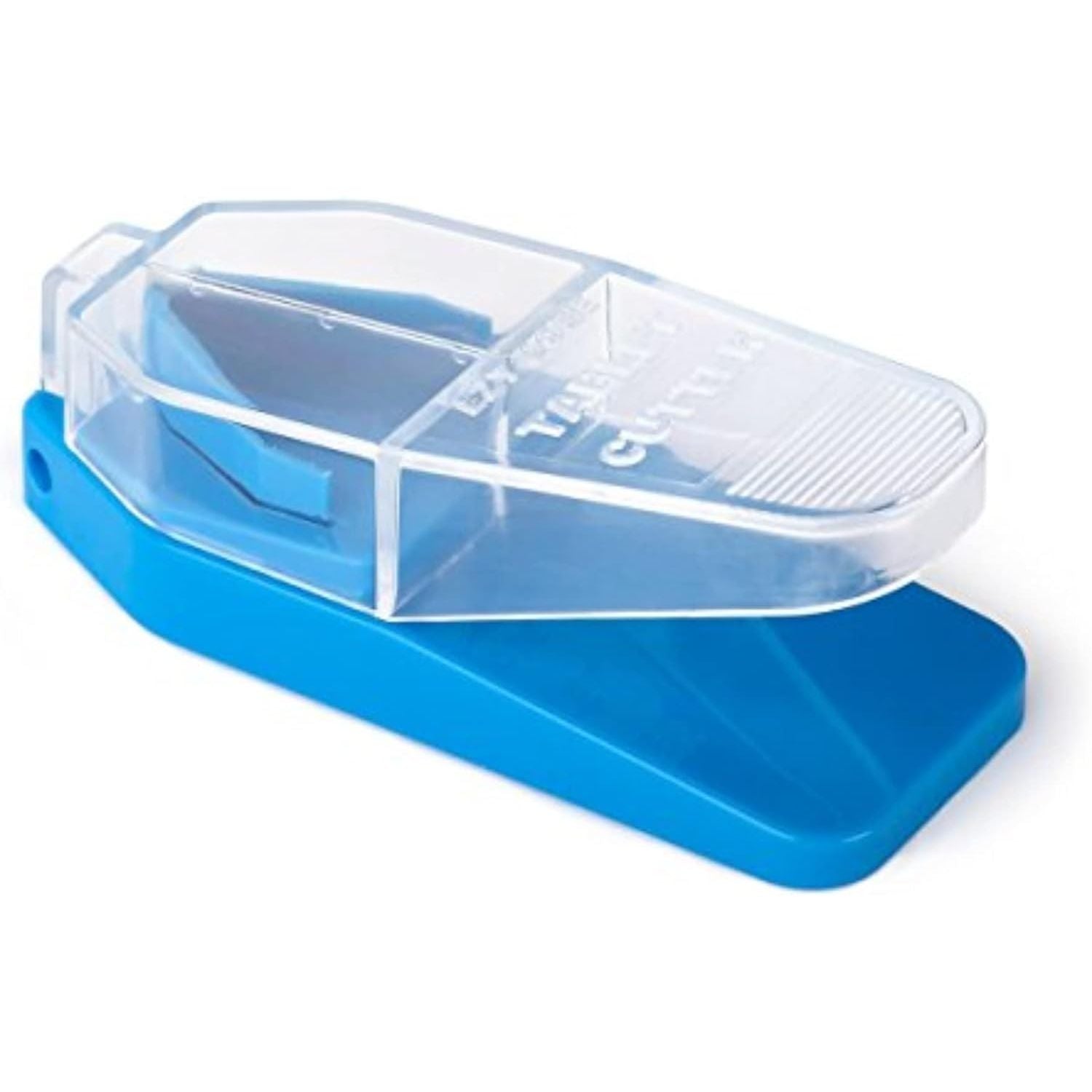 Buy now EZY DOSE Pill Cutter and Splitter, Safely Cuts Large, Small and Tiny Pills, Vitamins, Tablets in half, Accurate Easy Cutting, Stainless Steel Blade, Travel Sized, Easy to Use, Color May Vary, BPA Free at indiglob india