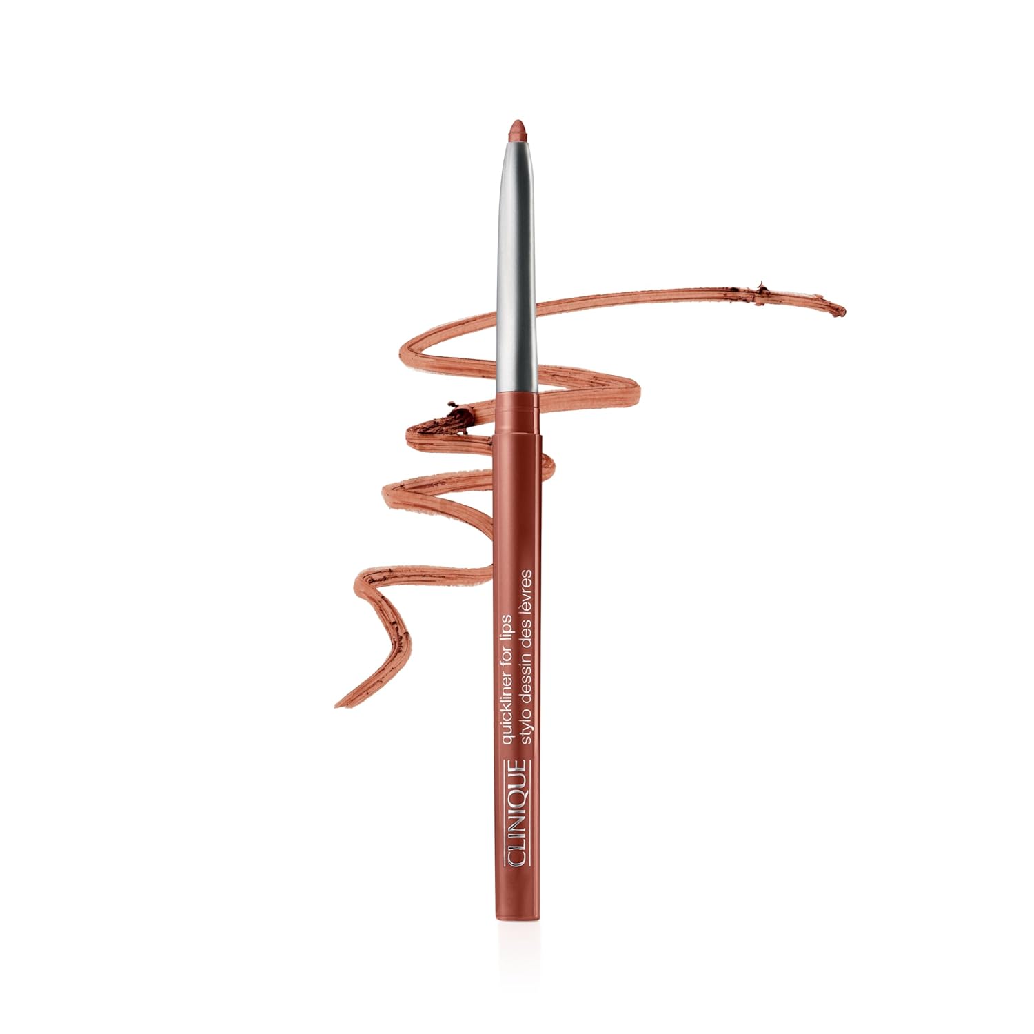 Buy now Clinique Long Lasting Quickliner Lip Liner | Non-Drying + No Sharpening | Available in 19 Shades | Now In Black Honey, Pink & Nude Honey Nude Honey at indiglob india