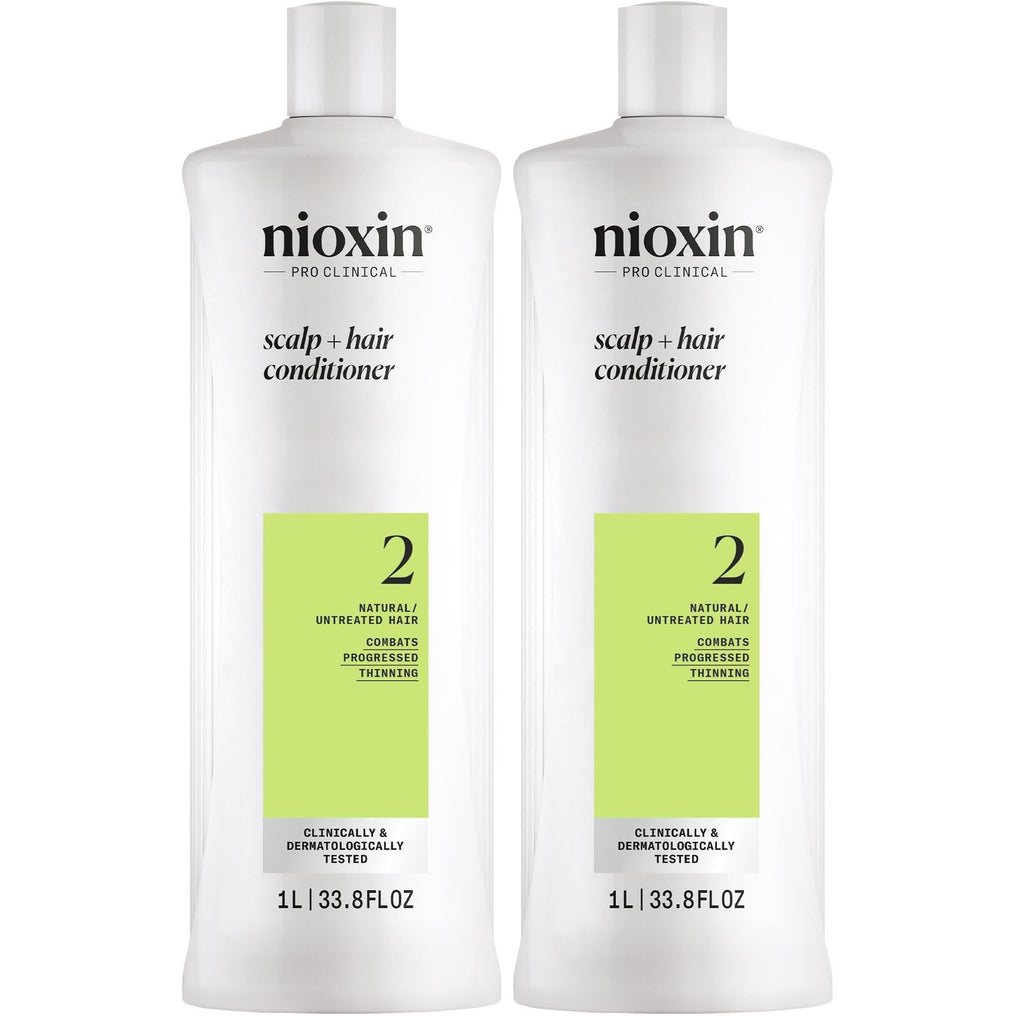 NIOXIN System 2 Scalp Care | Conditioner | Hair Thickening For Natural Hair | Scalp Health | For Natural Hair with Progressed Thinning | Boost Hair Density with Niacinamide & Biotin | Refreshed Scalp
