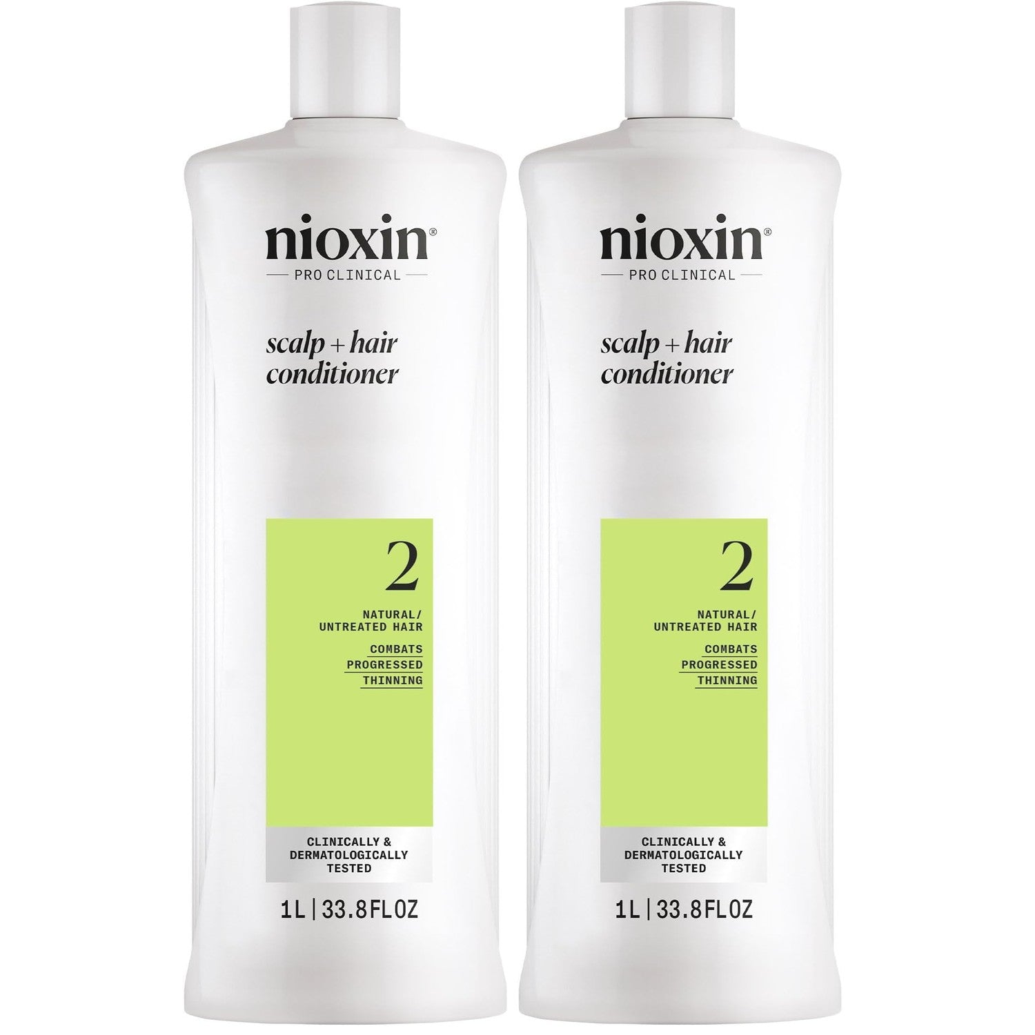 NIOXIN System 2 Scalp Care | Conditioner | Hair Thickening For Natural Hair | Scalp Health | For Natural Hair with Progressed Thinning | Boost Hair Density with Niacinamide & Biotin | Refreshed Scalp