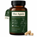 She Again Menopause Supplement for Women with Probiotics, 120 Capsules