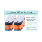 Cleanwaste WAG Bag Portable Toilet Kit with Odor Control Bags, 12 Ct