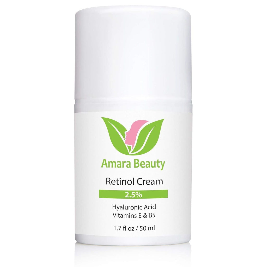 Buy now Retinol Cream for Face 2.5% with Hyaluronic Acid & Vitamins E & B5, 1.7 fl. oz. at indiglob india