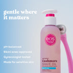 Buy now eos Cashmere Shave Oil â€“ Fresh & Cozy, Moisturizing Shave Oil with Shea Butter & Glycerin, Helps Prevents Irritation & Razor Burn, Vegan, 6 fl oz at indiglob india