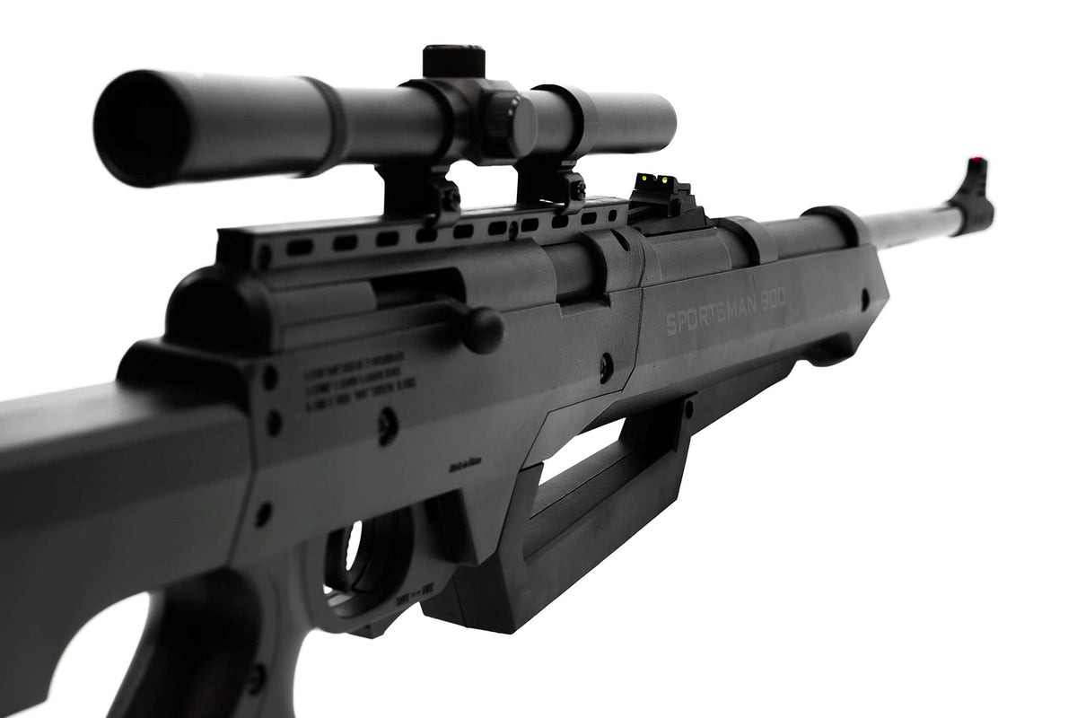 Barra Air Guns Sportsman 900 BB Gun Rifle for Adults, Pellet Rifles for Hunting, 177 Caliber Airgun with Rifle Scope - Shoot Pellets & BBS, 800 FPS