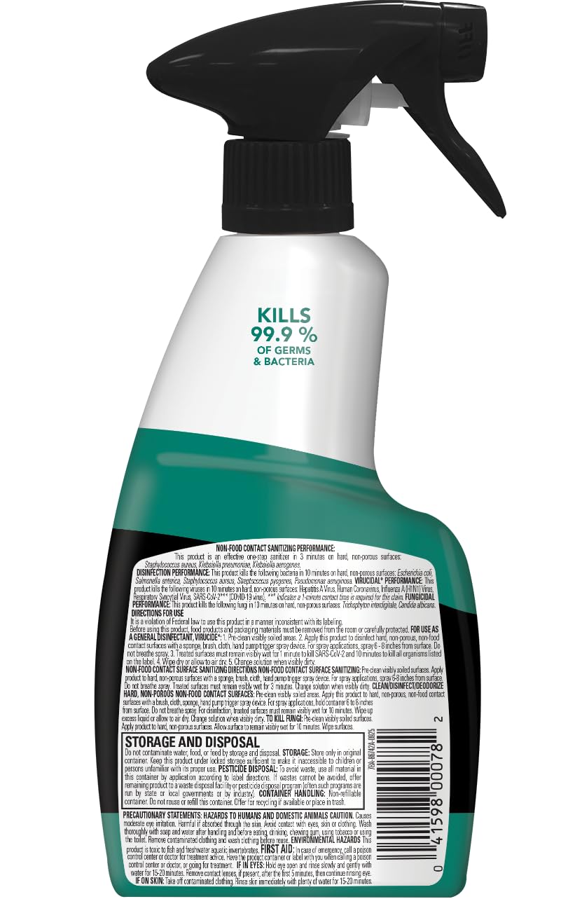 Weiman Disinfectant Granite Daily Clean & Shine - 12 fl oz (2 Pack) Safely Clean Disinfect and Shine Granite Marble Soapstone Quartz Quartzite Slate Limestone Corian Laminate Tile Countertop