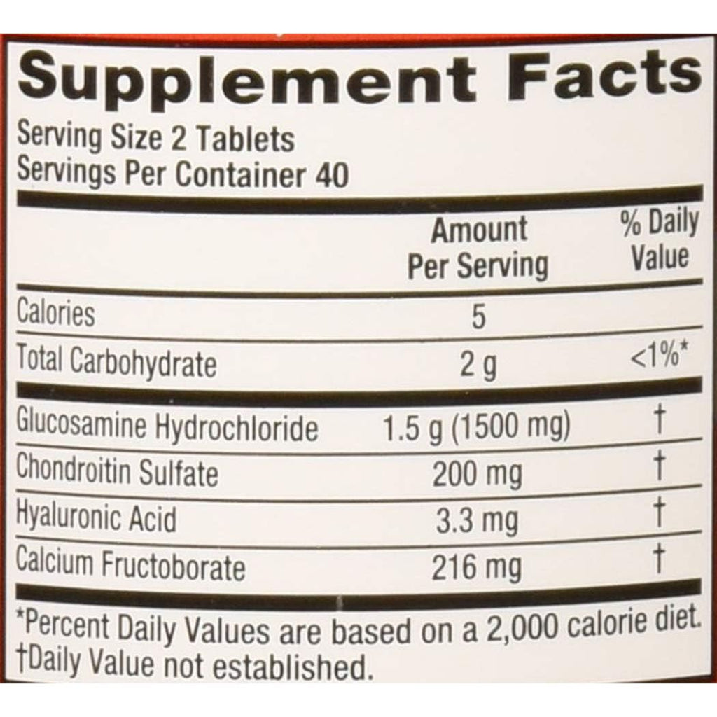 Buy now Move Free Triple Strength Glucosamine Chondroitin and Hyaluronic Acid Joint Supplement, 80 Count at indiglob india