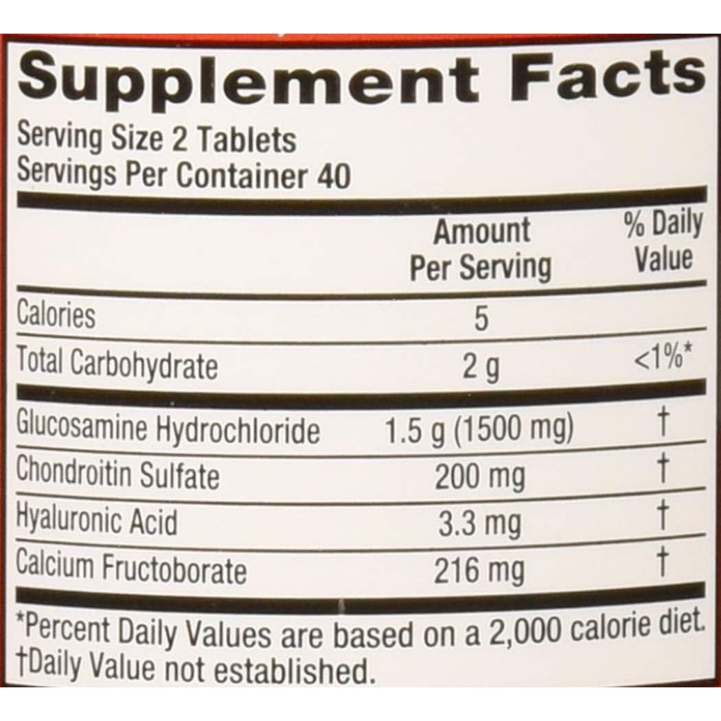 Buy now Move Free Triple Strength Glucosamine Chondroitin and Hyaluronic Acid Joint Supplement, 80 Count at indiglob india