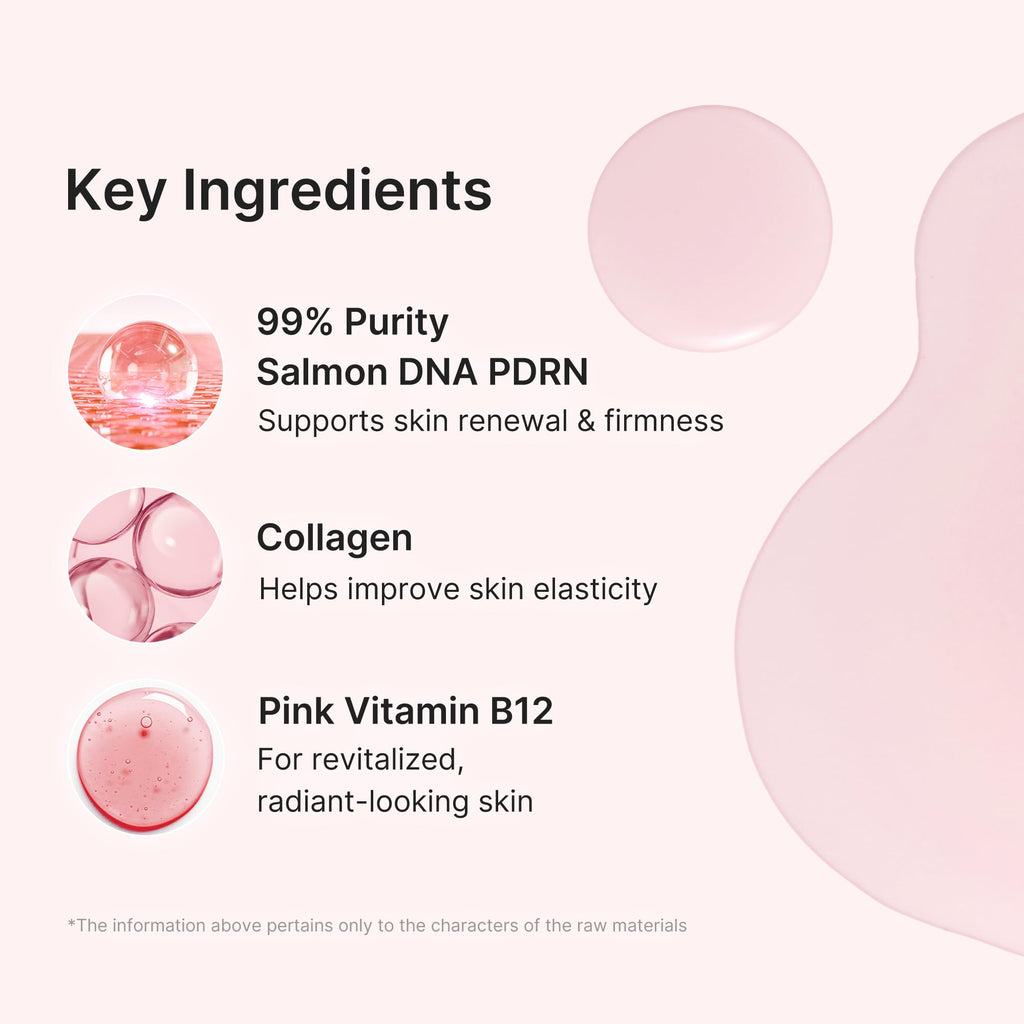 medicube Salmon DNA PDRN Pink Vitamin Coated Sheet Mask 10EA | Sheet Mask for Hydration, Firming, and Balanced Skin - Luxurious At-Home Care, Korean Skin Care, 0.77oz, 10ea