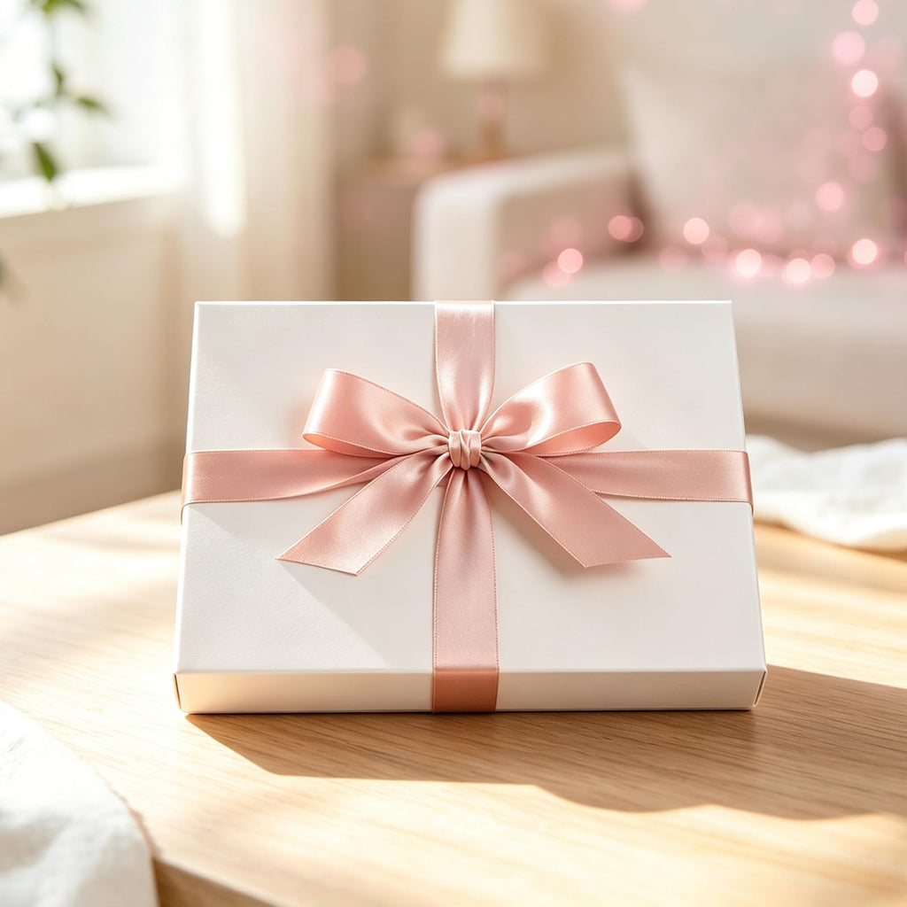 Vantist 4 Pack Medium 14" White Gift Boxes With Lids for Clothes Presents