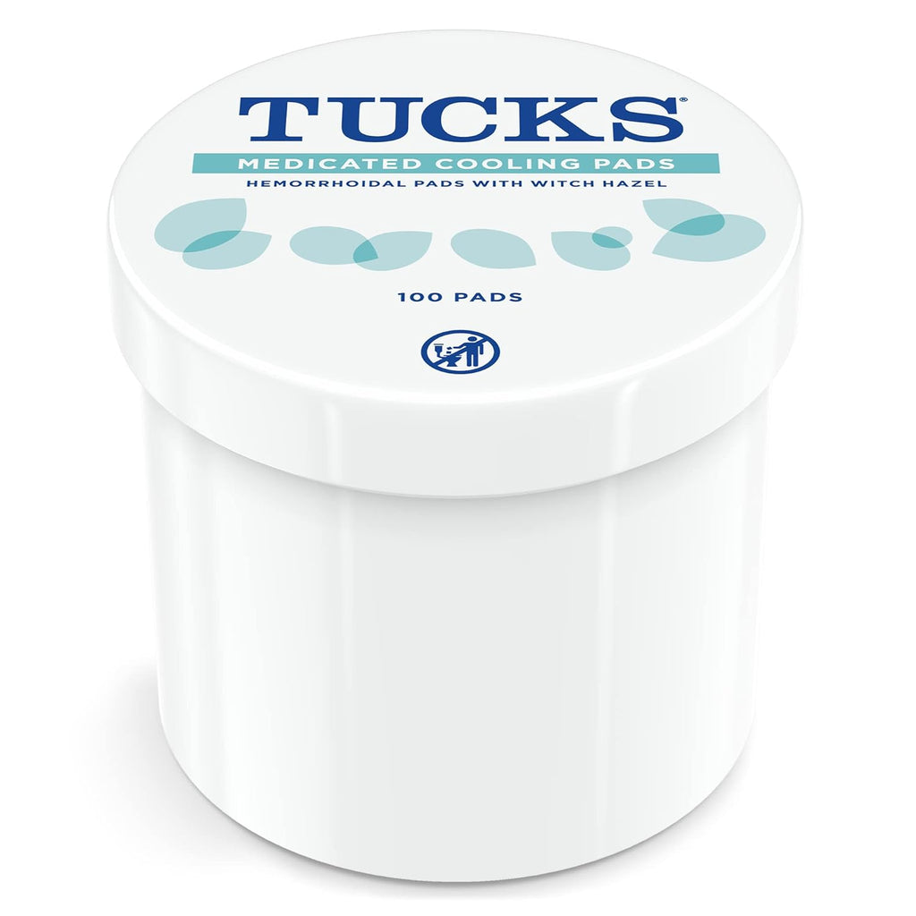 Buy now TUCKS Medicated Cooling Pads, 100 Count â€“ Pads with Witch Hazel, Cleanses Sensitive Areas, Protects from Irritation, Hemorrhoid Treatment, Medicated Pads Used By Hospitals at indiglob india