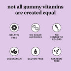 Lemme Debloat Digestive & Gut Health Gummies, 30-Day Supply | 2 Clinically Studied Probiotics & Prebiotic, Vegetarian, Gluten Free, Non GMO, BlackBerry Flavor