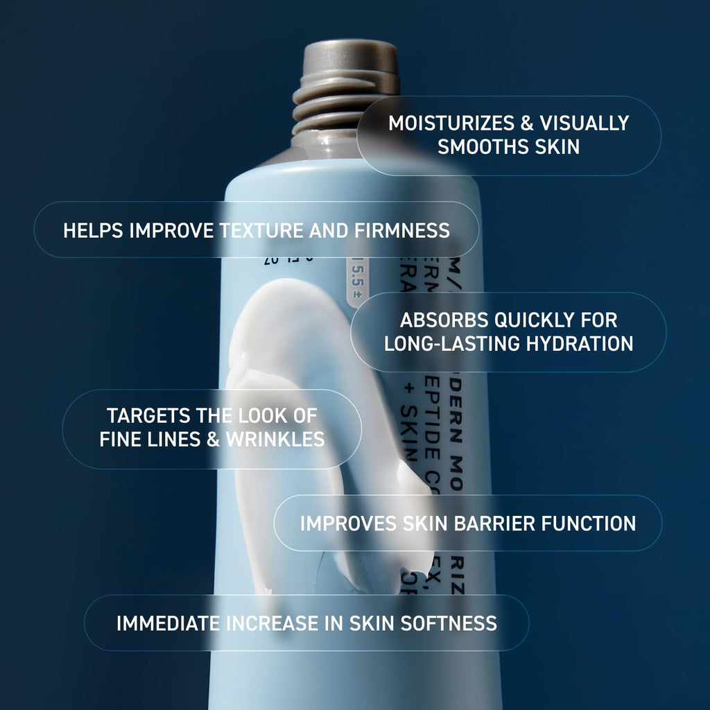 Prequel Skin Face Moisturizer Peptide Cream With Ceramides Glycerin Barrier | Face Moisturizer With Peptides, Ceramides And Glycerin For Sensitive Skin, Non Greasy Barrier Support Cream AM PM Hydration