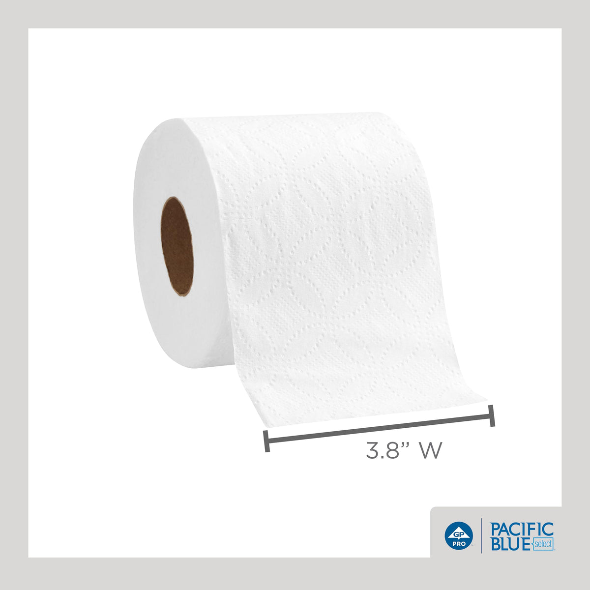 Georgia-Pacific Blue Select 2-Ply Embossed Toilet Paper, 18280/01, 550 Sheet Per Roll, 80 Rolls Per Case