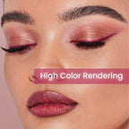 Model showcasing Kaely 2Pcs Gel Eyeliner Pencil with vibrant hues and high color rendering, verified by CuratCart.
