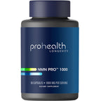 ProHealth NMN Pro 1000 (60 Capsules) Clinically Studied Uthever NMN. NAD+ Precursor for Cellular Energy, Mitochondrial Support & Healthy Aging. USA Manufactured, Triple Lab-Tested