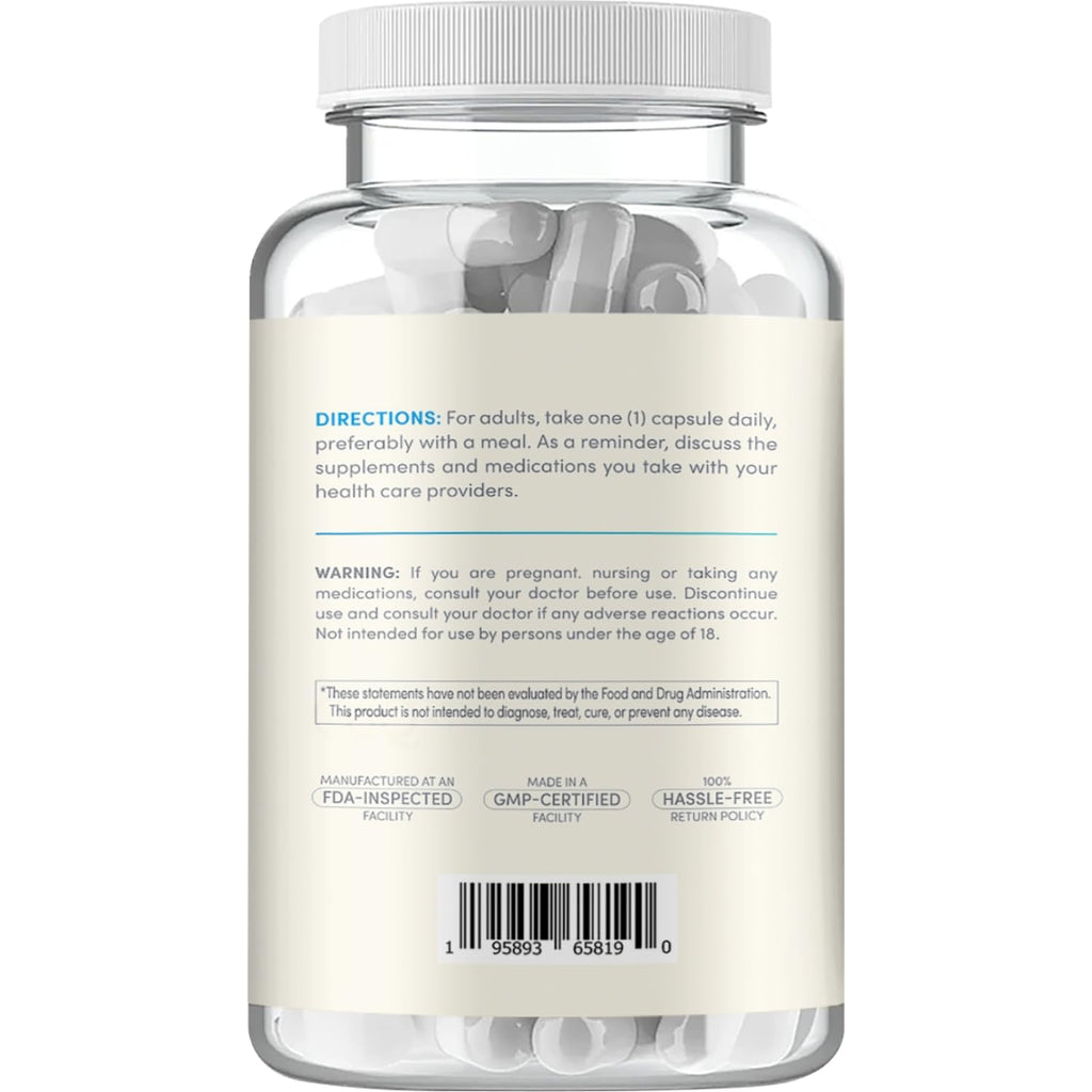 Clear Formulas Quick Absorption CoQ10 200mg - Coenzyme Q10 Potent Antioxidant for Heart Energy and Aging Support - High Stability CoQ10 Ubiquinone Capsules - Made in a cGMP US Lab - 200 Capsules