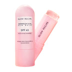 Buy now Glow Recipe Face Sunscreen Stick SPF 45 - Travel Size Roll On Korean Sunscreen with Hydrating Hyaluronic Acid & Niacinamide for a Dewy Glow - No White Cast (.58oz) at indiglob india