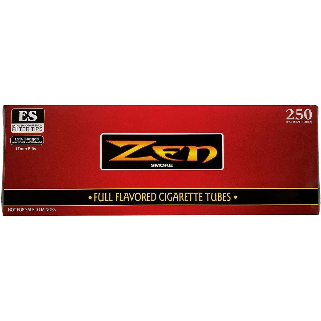 ZEN King Size Full Flavor Cigarette Tubes - 10 Boxes