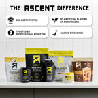 Ascent Clean Creatine Monohydrate, Creapure, Unflavored, 100 Servings