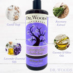 Buy now Dr. Woods Soothing Lavender Castile Soap 32 oz (Pack of 2) at indiglob india