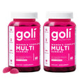 Goli Women's Multi Gummies - Complete Daily Multivitamin with All 13 Essential Vitamins, Biotin, Zinc - Supports Hair, Skin, Nails, Immune System - Vegan, Non-GMO, Gluten-Free - 60 Count (2 Pack)