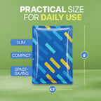 4 Pack Slim Ice Packs for Lunch Boxes, Reusable Kids Cold Packs for Coolers