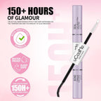 uCoolMe Lash Bond and Seal Waterproof 10ML for Lash Clusters 144Hours SuperStrong Long-Lasting Non-Irritating Eyelash Glue for DIY at Home(Black,10ML)