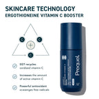 Prequel Skin Vitamin C Serum, L Ascorbic Acid Ferulic Acid Niacinamide Face | Vitamin C Serum for Face with L-Ascorbic Acid, Ferulic and Niacinamide for Facial Skincare, Smooth Texture and Firm Skin