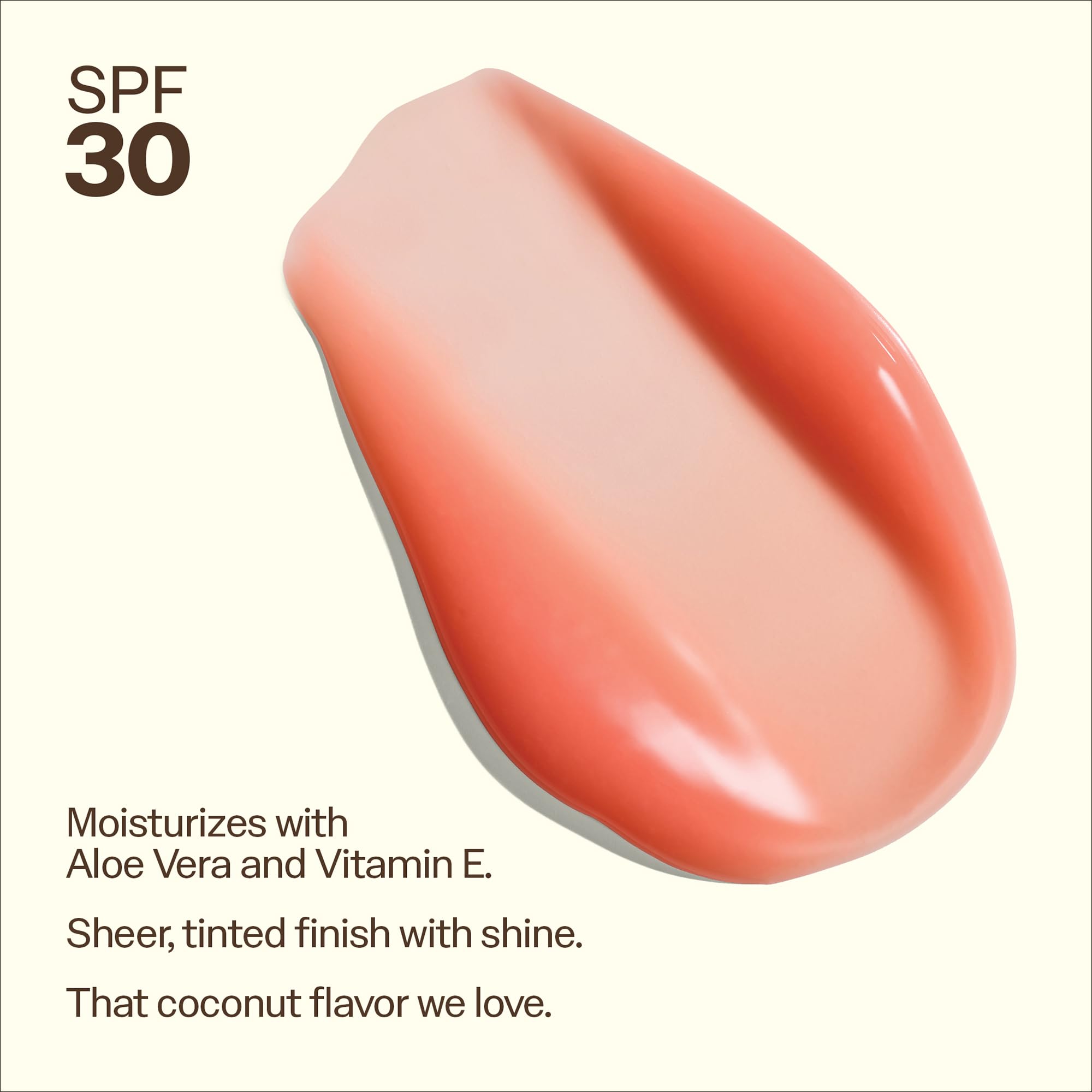 Sun Bum SPF 30 Coconut Sunscreen Lip Balm, Sunset Cove Tinted - 0.5 oz | Broad Spectrum Moisturizing with Aloe and Vitamin E, Vegan, Hawaii 104 Act Compliant (Made without Octinoxate & Oxybenzone)