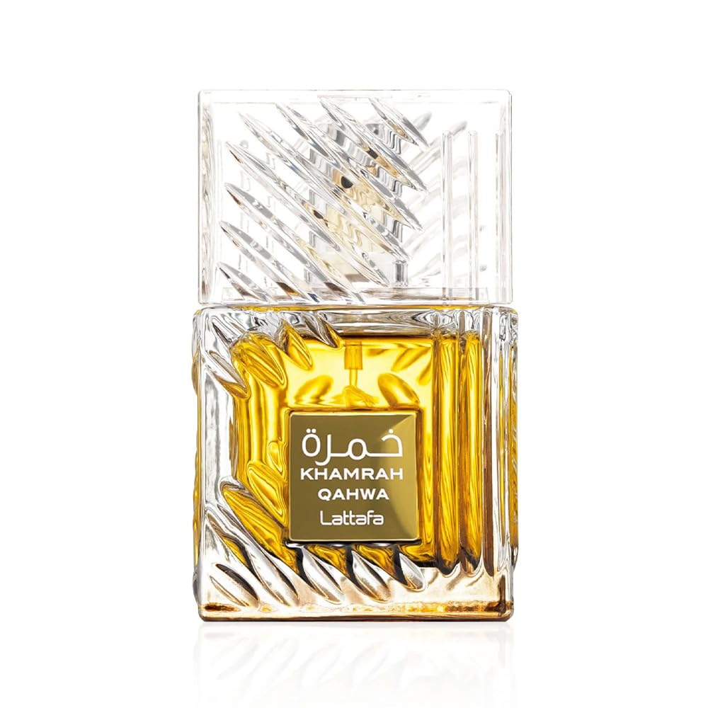 Lattafa Khamrah - Vanilla, Warm Spicy, Amber, Cinnamon - Eau de Parfum Long-Lasting Fragrance for Unisex, 3.40 Ounce / 100 ml | Unisex, Long-Lasting Fragrance, 3.40 Ounce / 100 Unisex, Long-Lasting Fragrance, 3.40 Ounce / 100 ml
